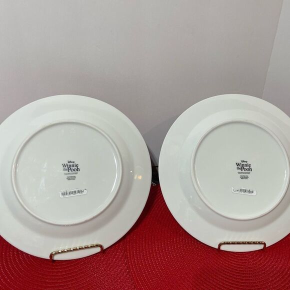 Disney Winnie the Pooh Among the Flowers Dinner Plates set of 2 NWT - Picture 6 of 8